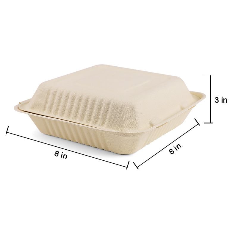 Compostable Clamshell Containers PFAS Free – Eternal Supplies