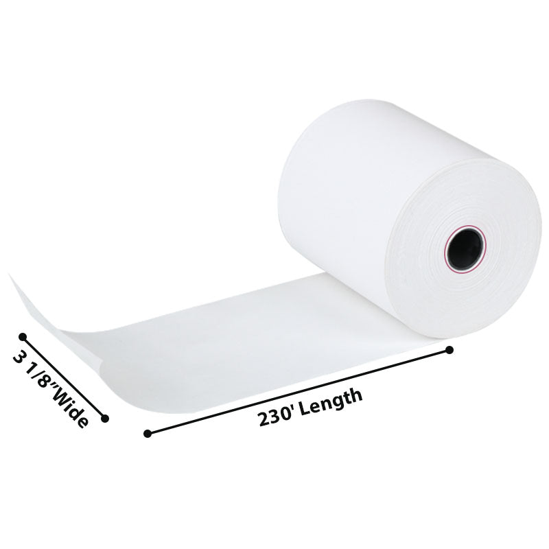 
                      
                        3 1/8" x 230' Thermal Paper White
                      
                    