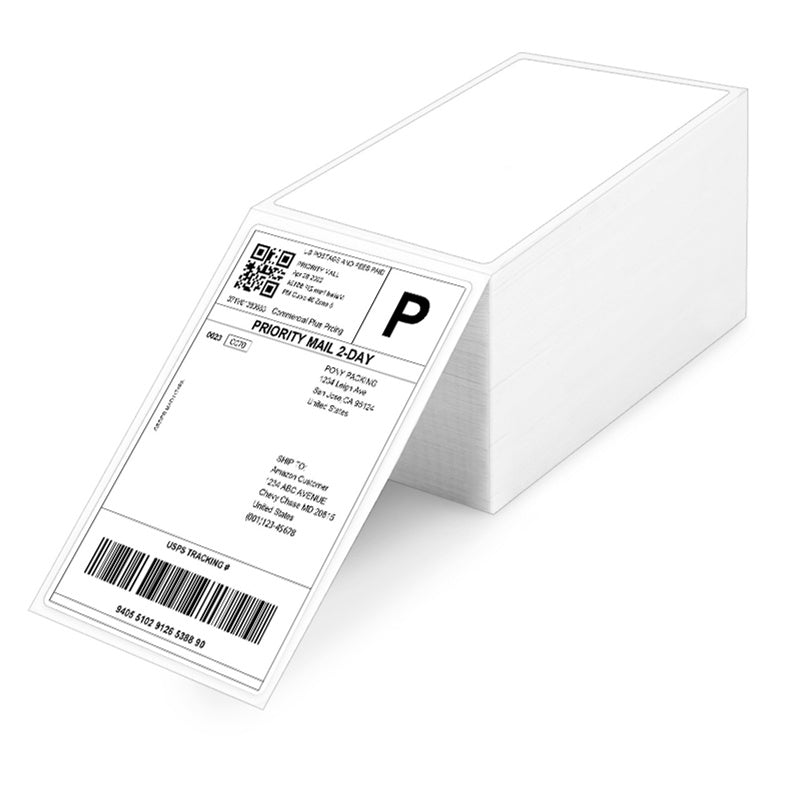 4" x 6" Direct Thermal Shipping Labels - 4000 Labels/Roll