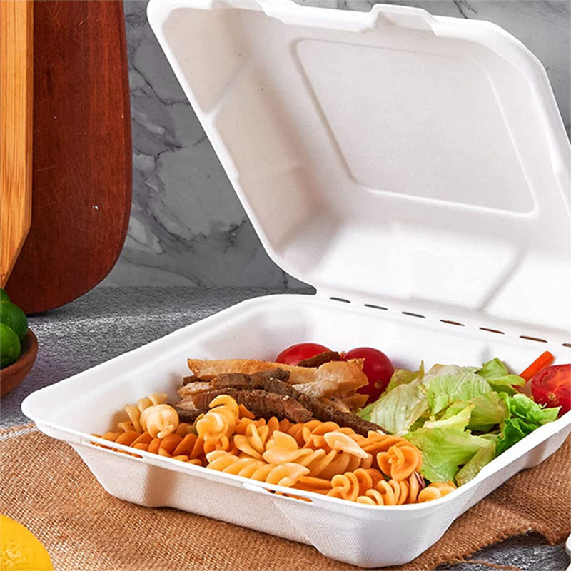 
                      
                        Custom Square Clamshell Containers Eco-Friendly
                      
                    