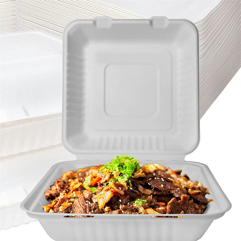 
                      
                        Custom Square Clamshell Containers Eco-Friendly
                      
                    
