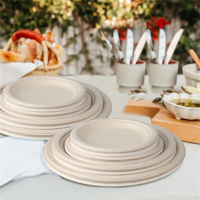 Custom Oval Compostable Paper Plates
